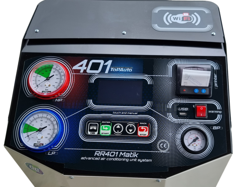 Superautomātiskā gaisa kondicionieru uzpildes stacija RR401 MATIK WIFI yf